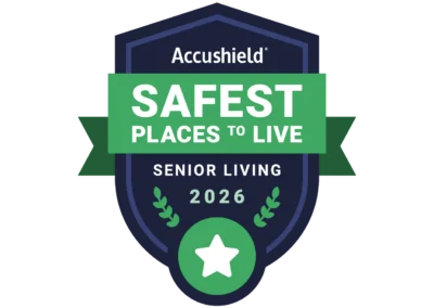Charter Senior Living of Linden Recognized as Safest Places to Live™ for 2026